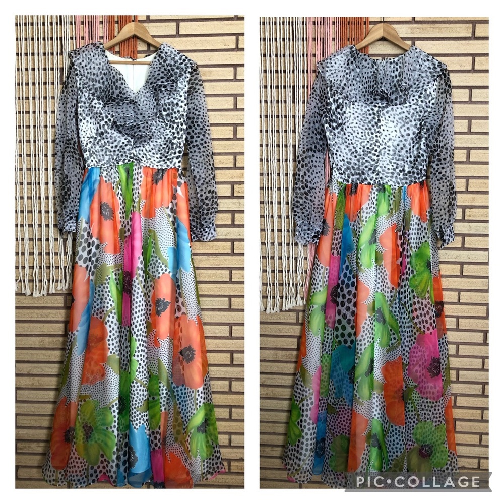 60's Jack Bryan "Dupuis" Gown - 6 - 8 - Bridesmaid - Prom - Frock - Party - Grad